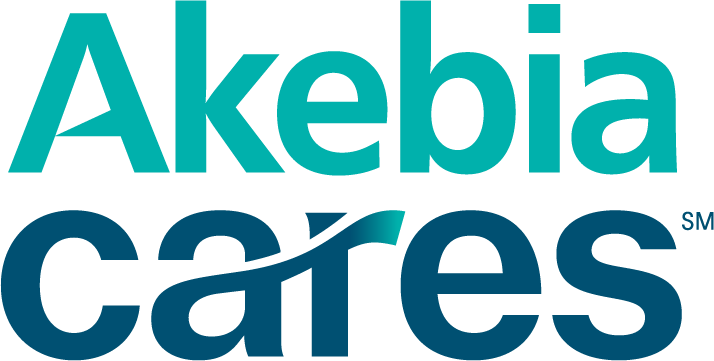 Akebia Cares™ logo