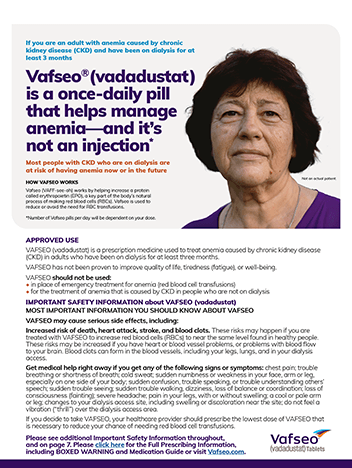 Download the Vafseo Patient Brochure